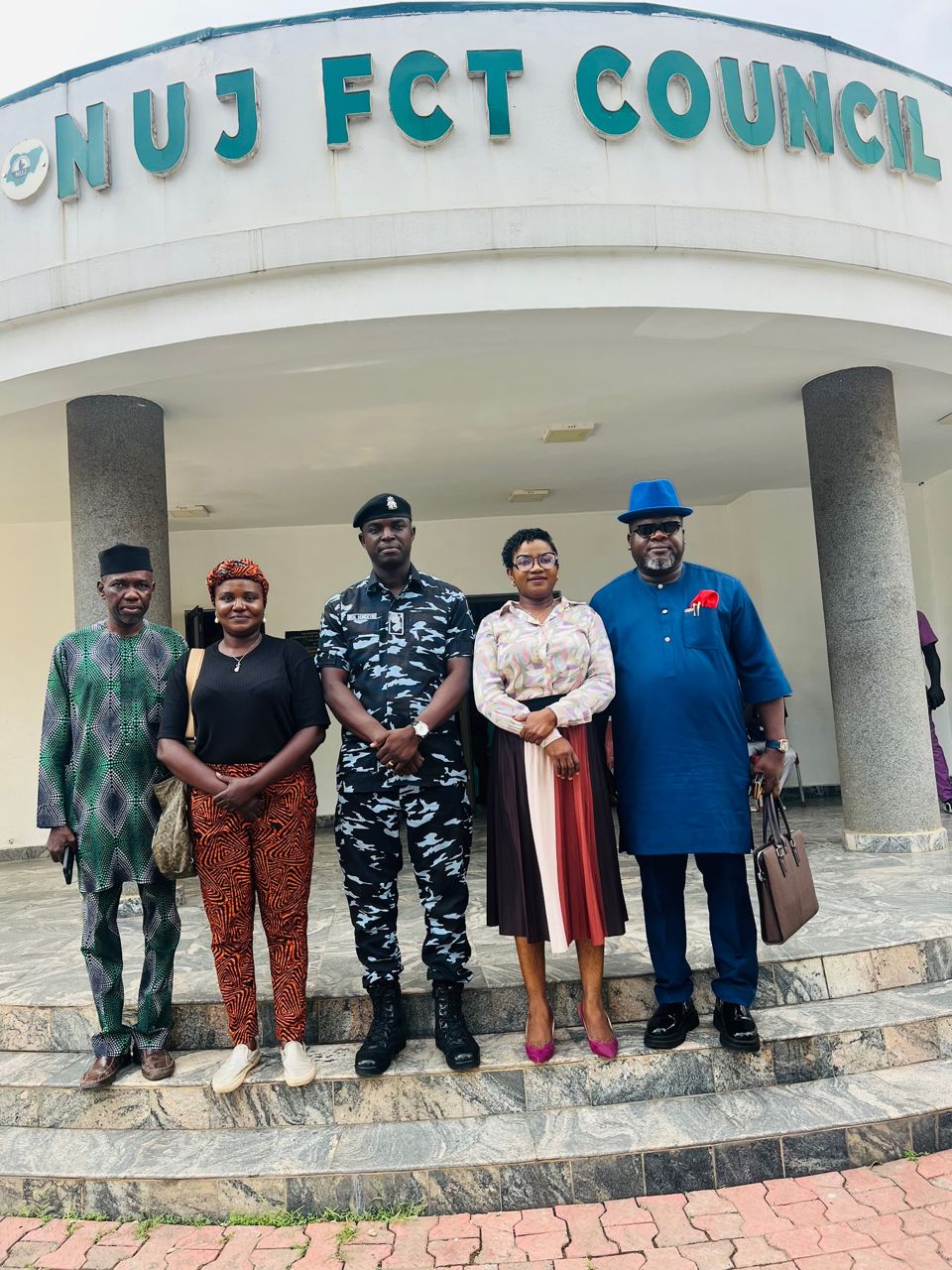 Force PRO Benjamin Hundeyin visits NUJ FCT, calls for media collaboration