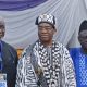 Tor Tiv, His Royal Majesty, Prof Ayatse (middle, celebrant, Dr Kyaagba (right) and younger brother, Arc Joe kyaagba (left)