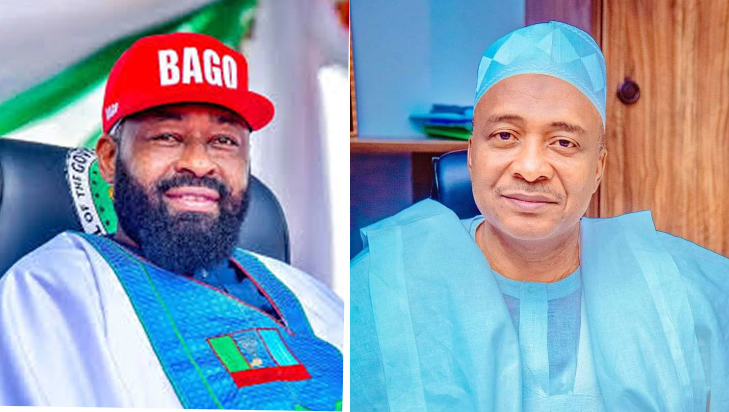 Niger State Governor Bago and NSUBEB Dr Ibrahim A. Liman