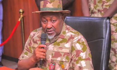 Nigeria's defence minister, Alhaji Mohammed Badaru Abubakar