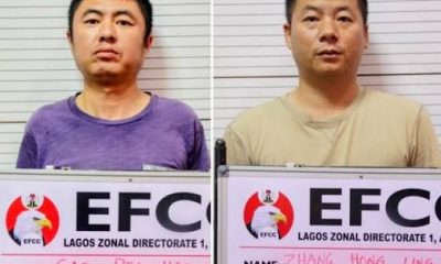 Two Chinese, Zhang Hong Lin and Gao Pei Hai, have been convicted by Justice Akintayo